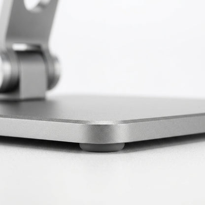 Foldable Aluminum Tablet Stand for Desk – Silver