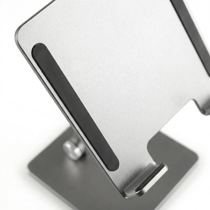 Foldable Aluminum Tablet Stand for Desk – Silver